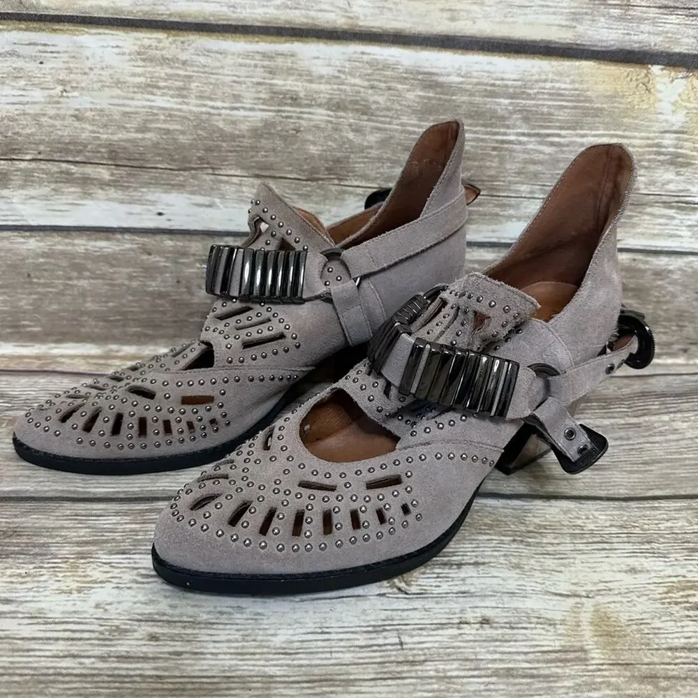 Jeffrey Campbell 7.5 calhoun ankle studded boots